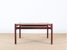 Table basse scandinave  en palissandre de rio 