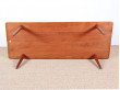 table basse scandinave en teck  massif model fd 516 