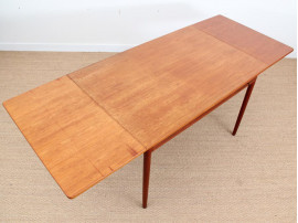 Mid modern danish standing desk in teak Hans Wegner style