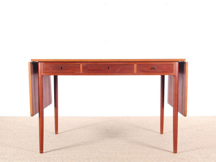 Mid modern danish standing desk in teak Hans Wegner style