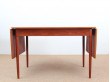 Mid modern danish standing desk in teak Hans Wegner style
