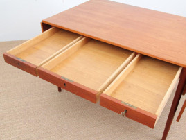 Mid modern danish standing desk in teak Hans Wegner style