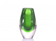 green glass vase 