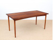 Mid-Century Modern scandinavian dining table in Rio rosewood