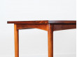 Mid-Century Modern scandinavian dining table in Rio rosewood