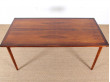 Mid-Century Modern scandinavian dining table in Rio rosewood