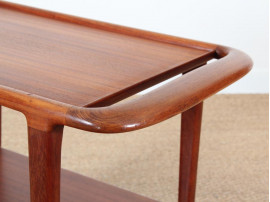 Rosewood trolley / coffee table designed by Niels O. Møller