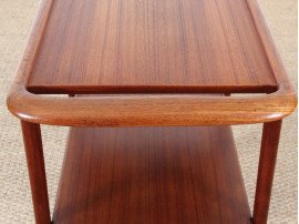 Rosewood trolley / coffee table designed by Niels O. Møller