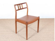 Set of 4 scandinavian teak chairs. Model 78. 