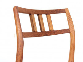 Set of 4 scandinavian teak chairs. Model 78. 