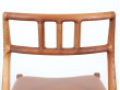 Set of 4 scandinavian teak chairs. Model 78. 