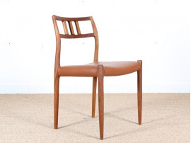 Set of 4 scandinavian teak chairs. Model 78. 