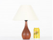 Small Scandinavian desk lamp in teak