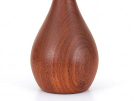 Small Scandinavian desk lamp in teak