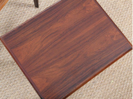 Mid-Century Modern nesting tables in Rio rosewood