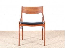 Mid-Century Modern scandinavian set of 4 chairs in teak by Vestervig Eriksen