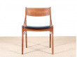 Mid-Century Modern scandinavian set of 4 chairs in teak by Vestervig Eriksen