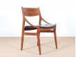 Mid-Century Modern scandinavian set of 4 chairs in teak by Vestervig Eriksen