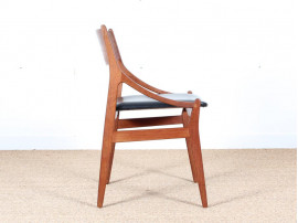 Mid-Century Modern scandinavian set of 4 chairs in teak by Vestervig Eriksen