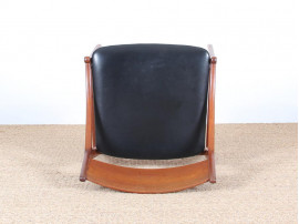 Mid-Century Modern scandinavian set of 4 chairs in teak by Vestervig Eriksen