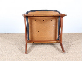 Mid-Century Modern scandinavian set of 4 chairs in teak by Vestervig Eriksen