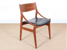 Mid-Century Modern scandinavian set of 4 chairs in teak by Vestervig Eriksen