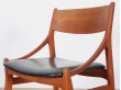 Mid-Century Modern scandinavian set of 4 chairs in teak by Vestervig Eriksen