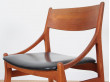 Suite de 4 chaises scandinaves  en teck 