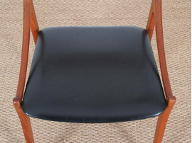 Mid-Century Modern scandinavian set of 4 chairs in teak by Vestervig Eriksen