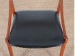 Mid-Century Modern scandinavian set of 4 chairs in teak by Vestervig Eriksen