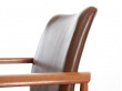 Suite de 6 fauteuils Diplomat en teck