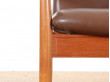 Mid-Century Modern scandinavian set of 6 diplomat armchairs in teak by Finn Julh