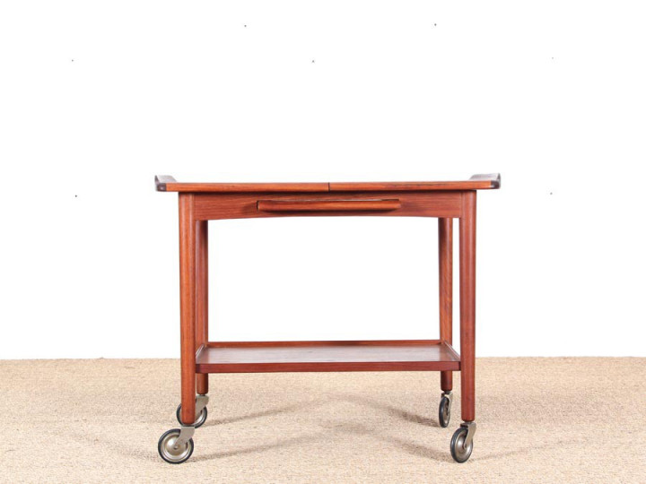 Mid-Century Modern scandinavian serving cart in teck