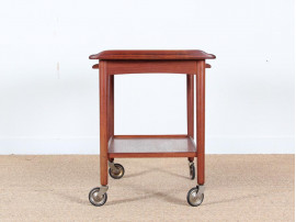 Mid-Century Modern scandinavian serving cart in teck