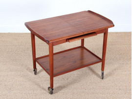 Mid-Century Modern scandinavian serving cart in teck