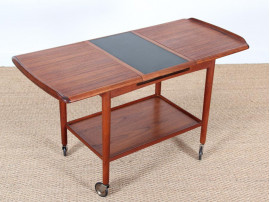 Mid-Century Modern scandinavian serving cart in teck