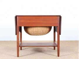 Table de couture scandinave en teck AT 33