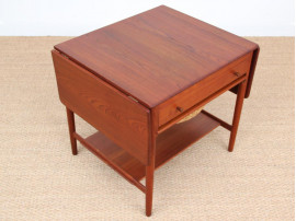 Mid-Century Modern scandinavian sewing table AT 33 by Hans Wegner for Andreas Tuck Furniture