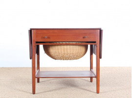 Mid-Century Modern scandinavian sewing table AT 33 by Hans Wegner for Andreas Tuck Furniture