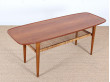 Mid-Century Modern scandinavian coffee table in teak and oak