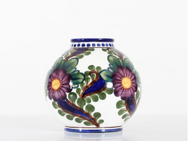 Danish ceramic ball vase by  Harald Slott-Moeller