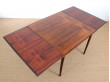 Scandinavian dining table in rosewood 4-8 p.