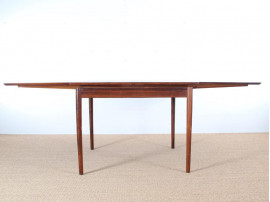 Scandinavian dining table in rosewood 4-8 p.