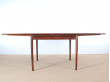 Scandinavian dining table in rosewood 4-8 p.