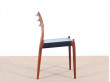 Suite de 6 chaises scandinaves en palissandre de Rio N° 78