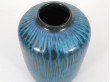 Ceramique scandinave, Vase bleu turquoise modèle 5078. 