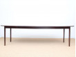 Danish modern extending dining table for 12 seats by Ole Wanscher