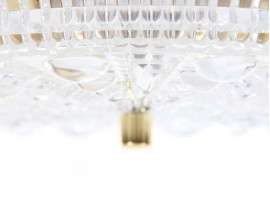 Plafonnier scandinave en verre modèle Cristal design  