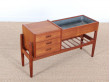 Danish modern teak planter table by Arne Wahl Iversen