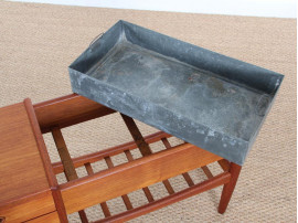 Danish modern teak planter table by Arne Wahl Iversen